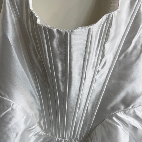 Lulu's White Mini Dress - Picture 3 of 4